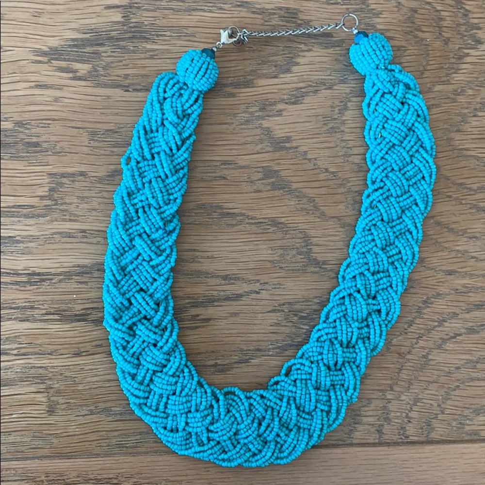 Turquoise beaded necklace
